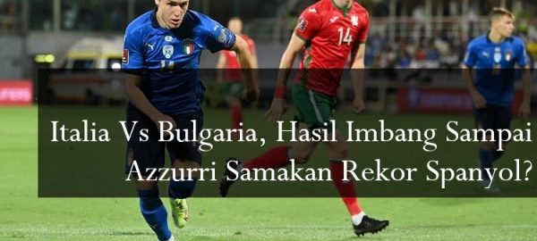 Italia Vs Bulgaria